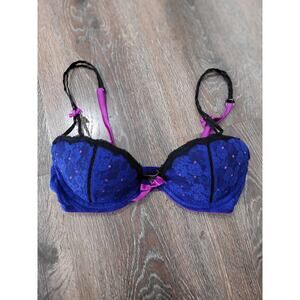 Victoria's Secret Women's Blue Push Up Bra‎ - Size 32C #16